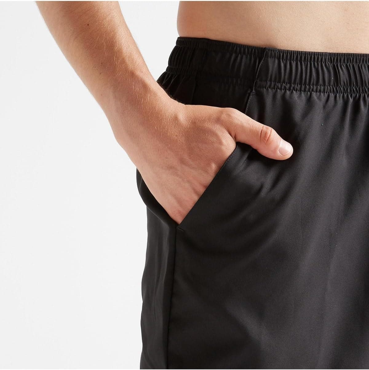 شورت ورزشی مردانه Decathlon Domyos مدل 100 مشکی شورت ورزشی مردانه Decathlon Domyos مدل 100 مشکی