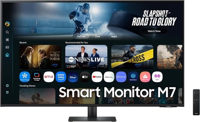 مانیتور هوشمند Samsung M7 M70F، 43" VA 4K 60 Hz 4 ms مدل LS43FM700UUXUF مانیتور هوشمند Samsung M7 M70F، 43" VA 4K 60 Hz 4 ms مدل LS43FM700UUXUF