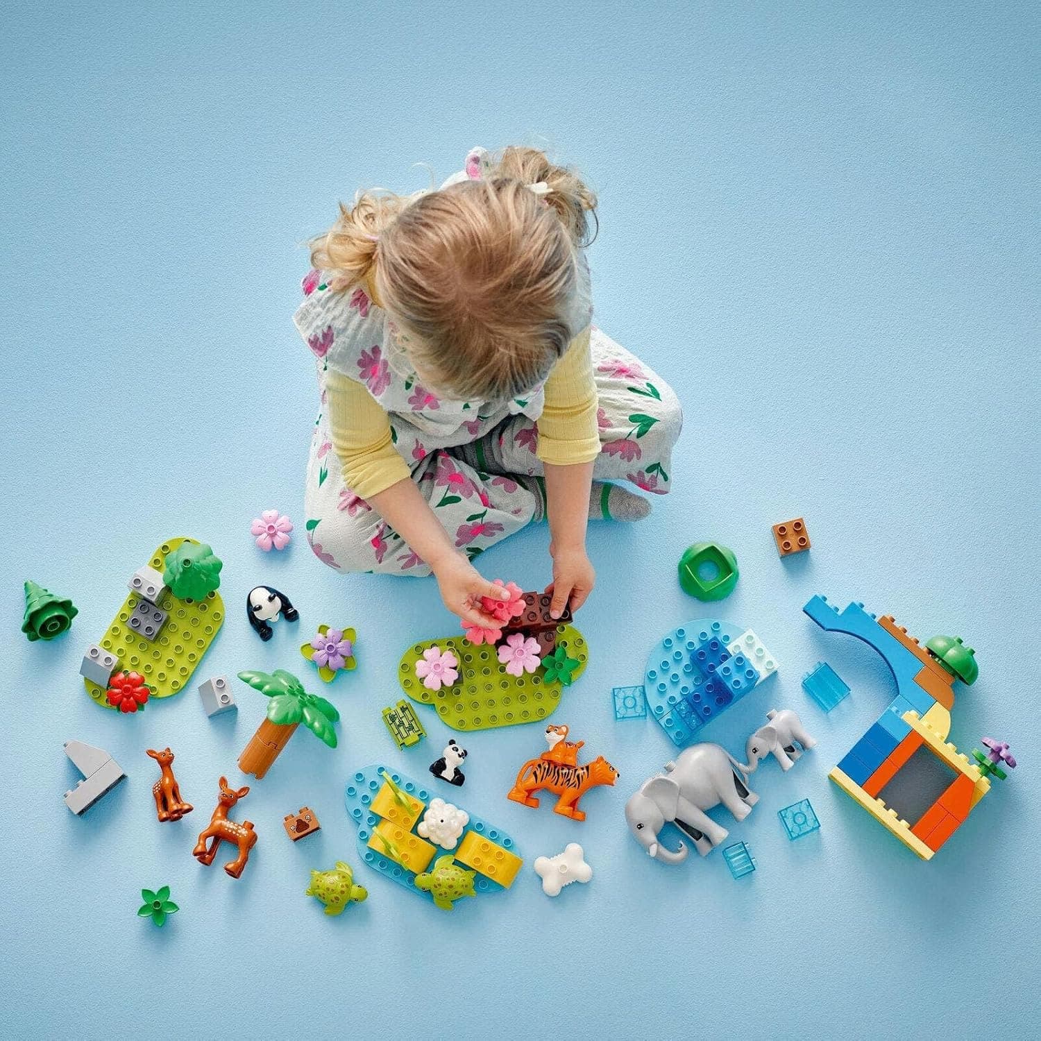 لگو DUPLO Town خانوادههای حیوانات وحشی ۳ در ۱ مدل 10446 لگو DUPLO Town خانوادههای حیوانات وحشی ۳ در ۱ مدل 10446