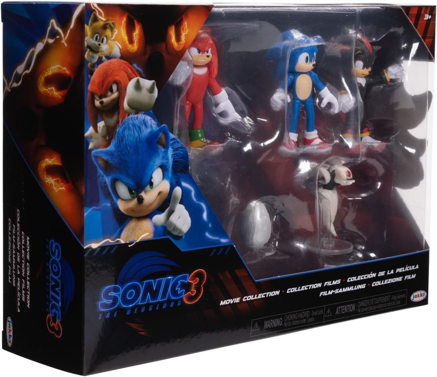 فیگور اکشن چندتایی Sonic The Hedgehog از فیلم Sonic 3، 2.5 اینچی فیگور اکشن چندتایی Sonic The Hedgehog از فیلم Sonic 3، 2.5 اینچی