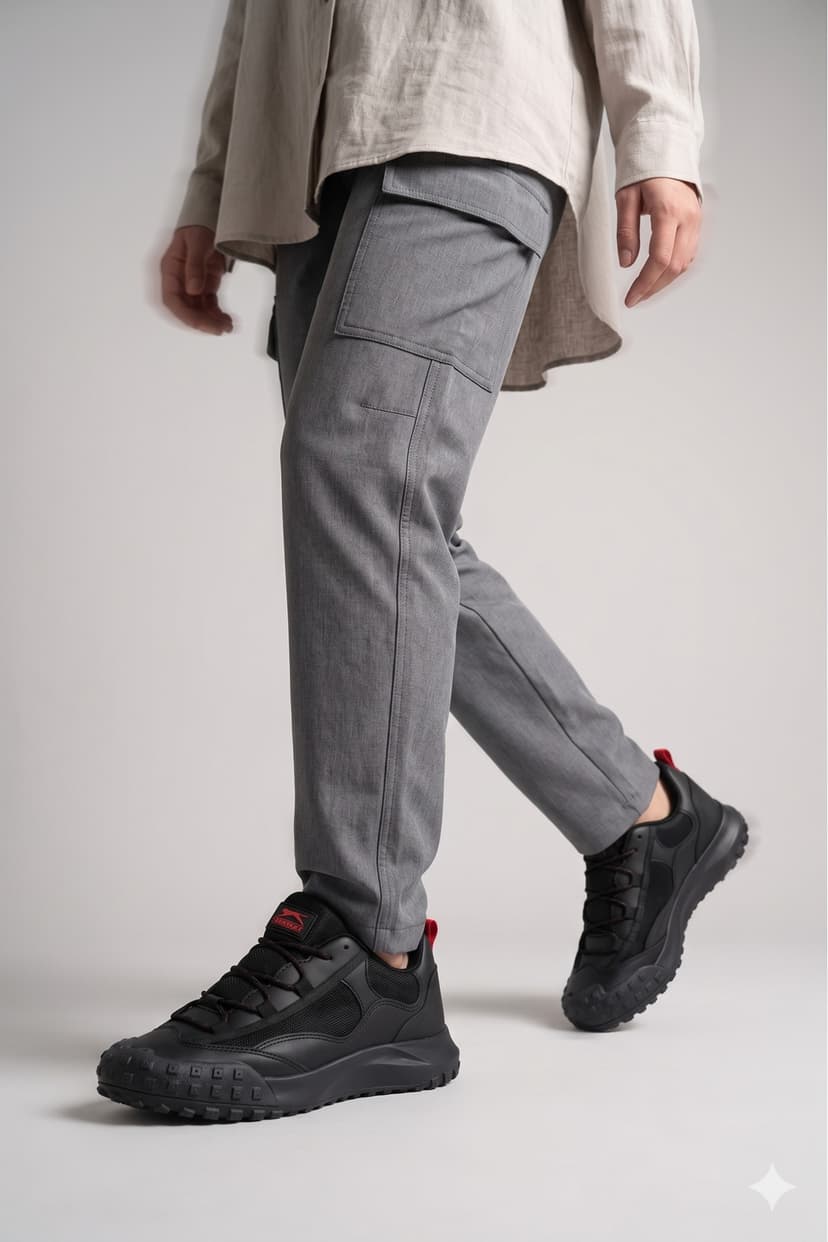 کفش ورزشی روزمره زنانه Slazenger مدل THERMO KTN مشکی/قرمز کفش ورزشی روزمره زنانه Slazenger مدل THERMO KTN مشکی/قرمز