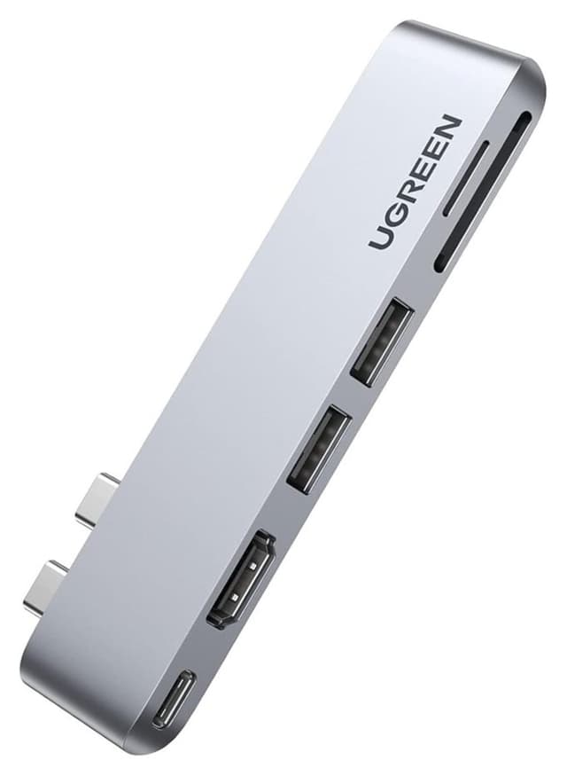 هاب Ugreen Thunderbolt 3، HDMI، USB 3.0 و کارتخوان TF/SD MacBook Pro/Air هاب Ugreen Thunderbolt 3، HDMI، USB 3.0 و کارتخوان TF/SD MacBook Pro/Air