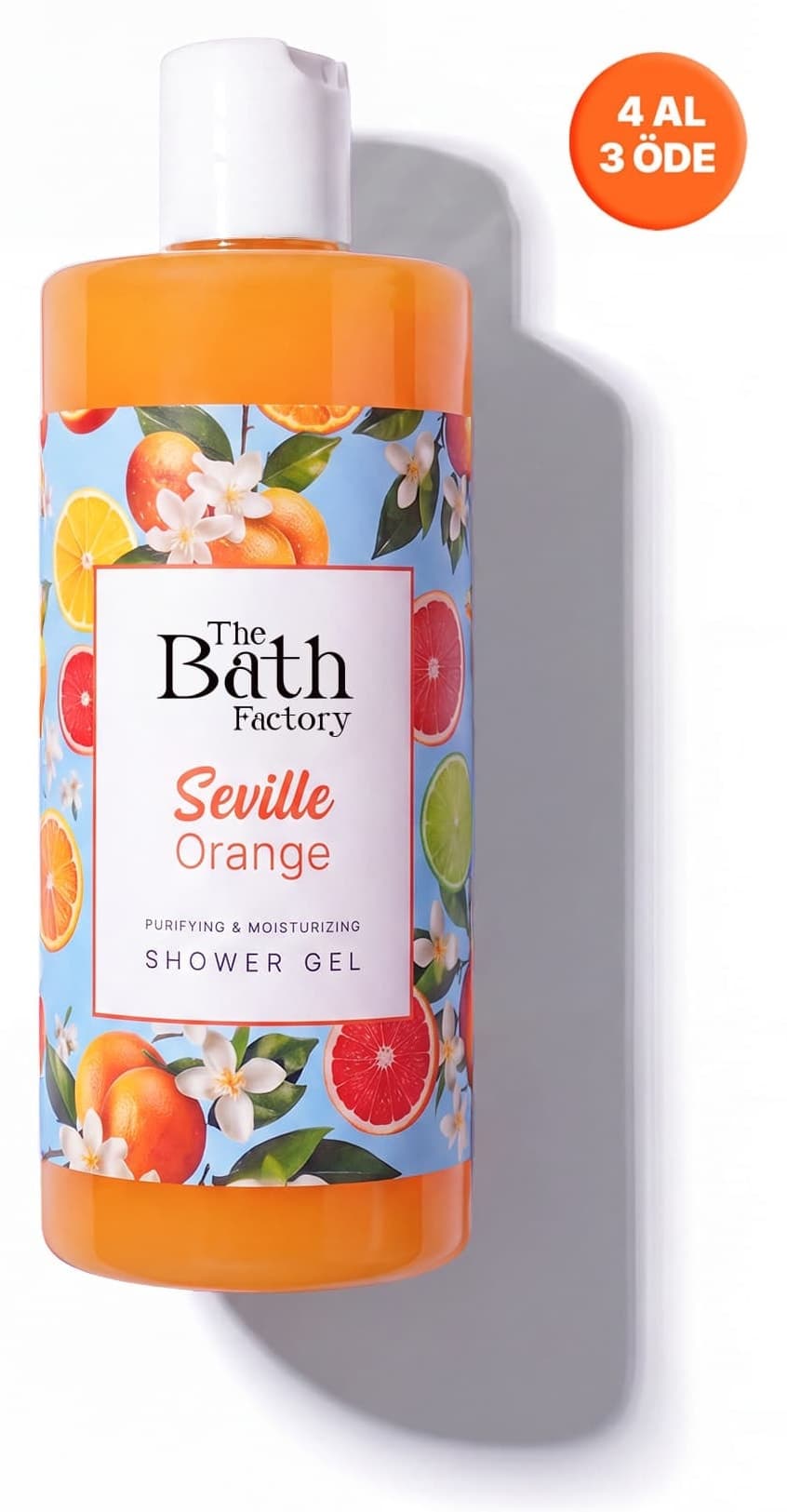 ژل دوش زنانه THE BATH FACTORY مرطوبکننده و مغذی با عصاره نارنج سویل 400 ml ژل دوش زنانه THE BATH FACTORY مرطوبکننده و مغذی با عصاره نارنج سویل 400 ml