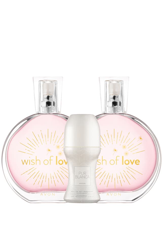 پک دوتایی عطر و رولآن زنانه Avon مدل Wish Of Love پک دوتایی عطر و رولآن زنانه Avon مدل Wish Of Love