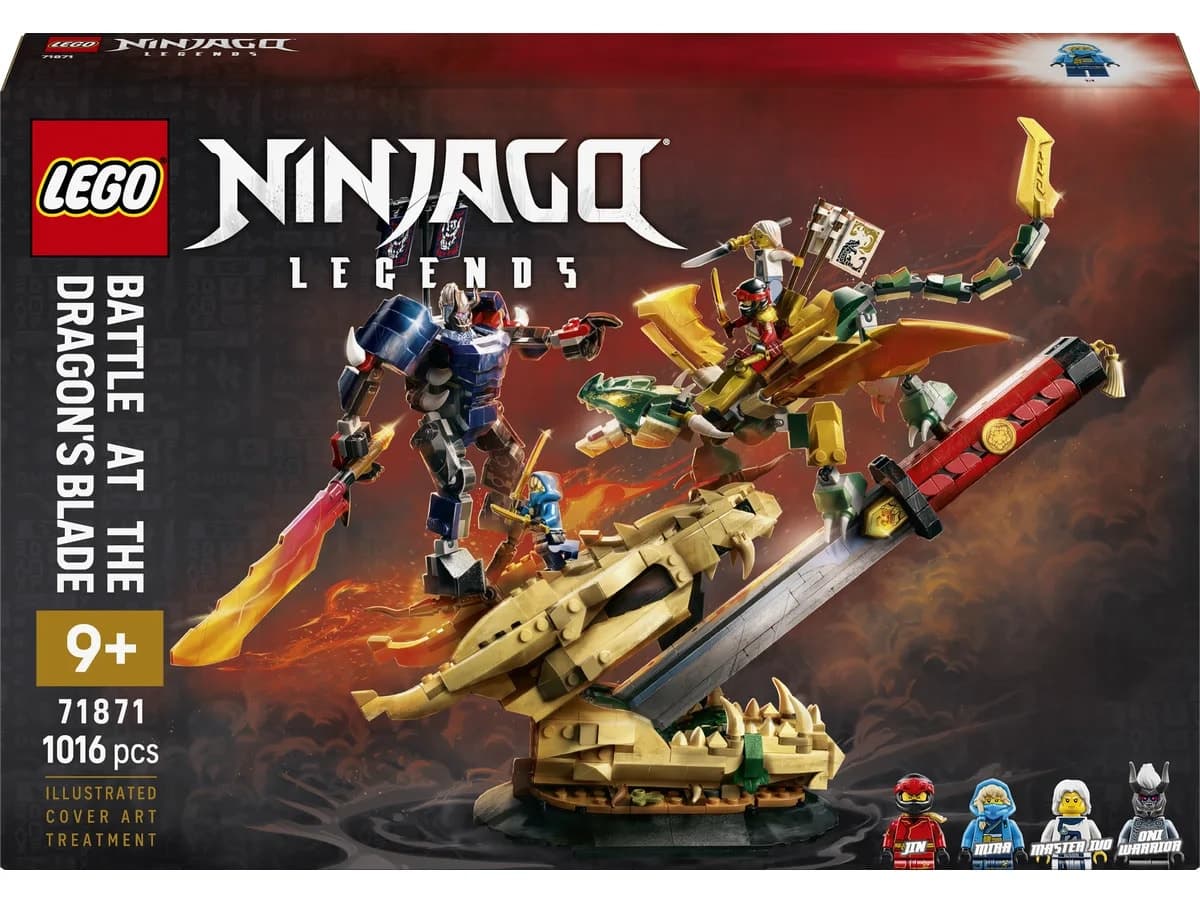 لگو NINJAGO نبرد شمشیر اژدها ۱۰۱۶ قطعهای مدل 71871 لگو NINJAGO نبرد شمشیر اژدها ۱۰۱۶ قطعهای مدل 71871
