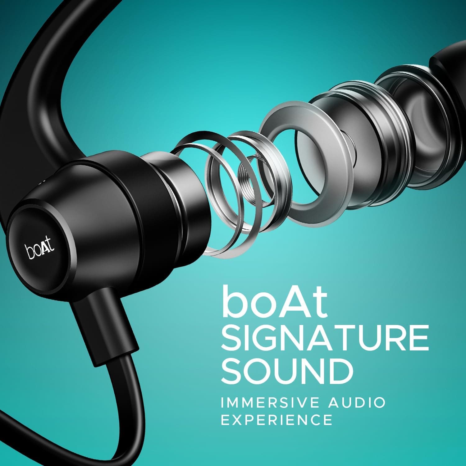 ایرفون بلوتوثی گردنی بیسیم boAt مدل Rockerz 255 Pro+ مشکی ایرفون بلوتوثی گردنی بیسیم boAt مدل Rockerz 255 Pro+ مشکی