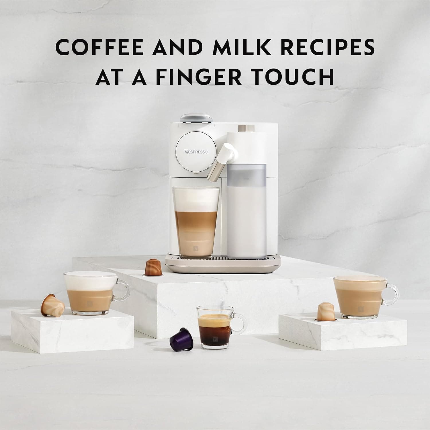 دستگاه قهوهساز Nespresso Gran Lattissima با فومساز خودکار شیر مشکی نسخه امارات دستگاه قهوهساز Nespresso Gran Lattissima با فومساز خودکار شیر مشکی نسخه امارات
