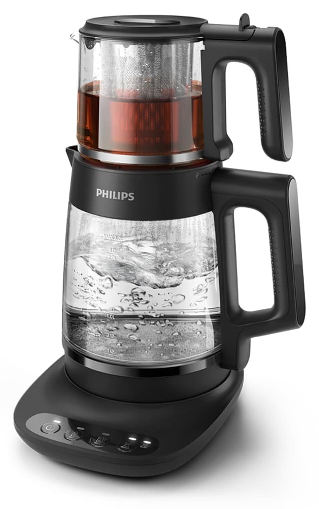 چایساز Philips 5000 Serisi، 2.2 Litre، 1900W، تهیه چای و آب غذای کودک، مدل HD7360/00 چایساز Philips 5000 Serisi، 2.2 Litre، 1900W، تهیه چای و آب غذای کودک، مدل HD7360/00