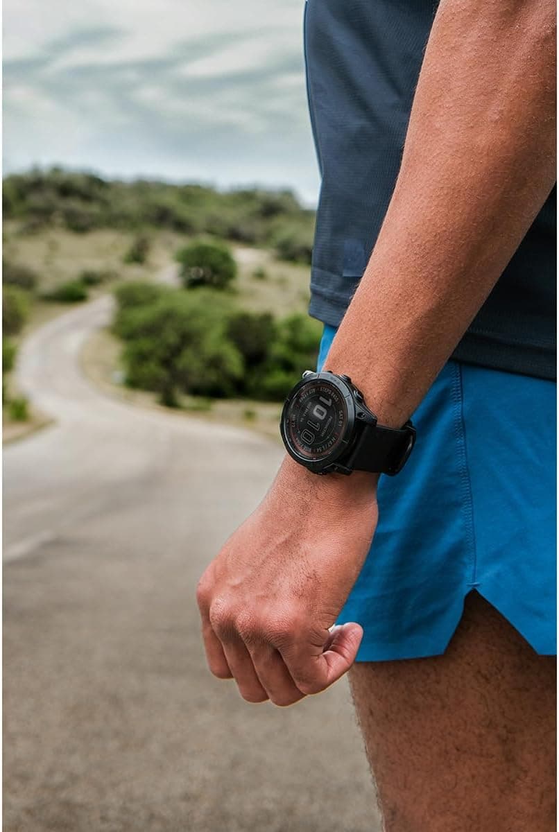 ساعت هوشمند Garmin fenix 7 Sapphire Solar تیتانیومی DLC خاکستری کربنی ساعت هوشمند Garmin fenix 7 Sapphire Solar تیتانیومی DLC خاکستری کربنی