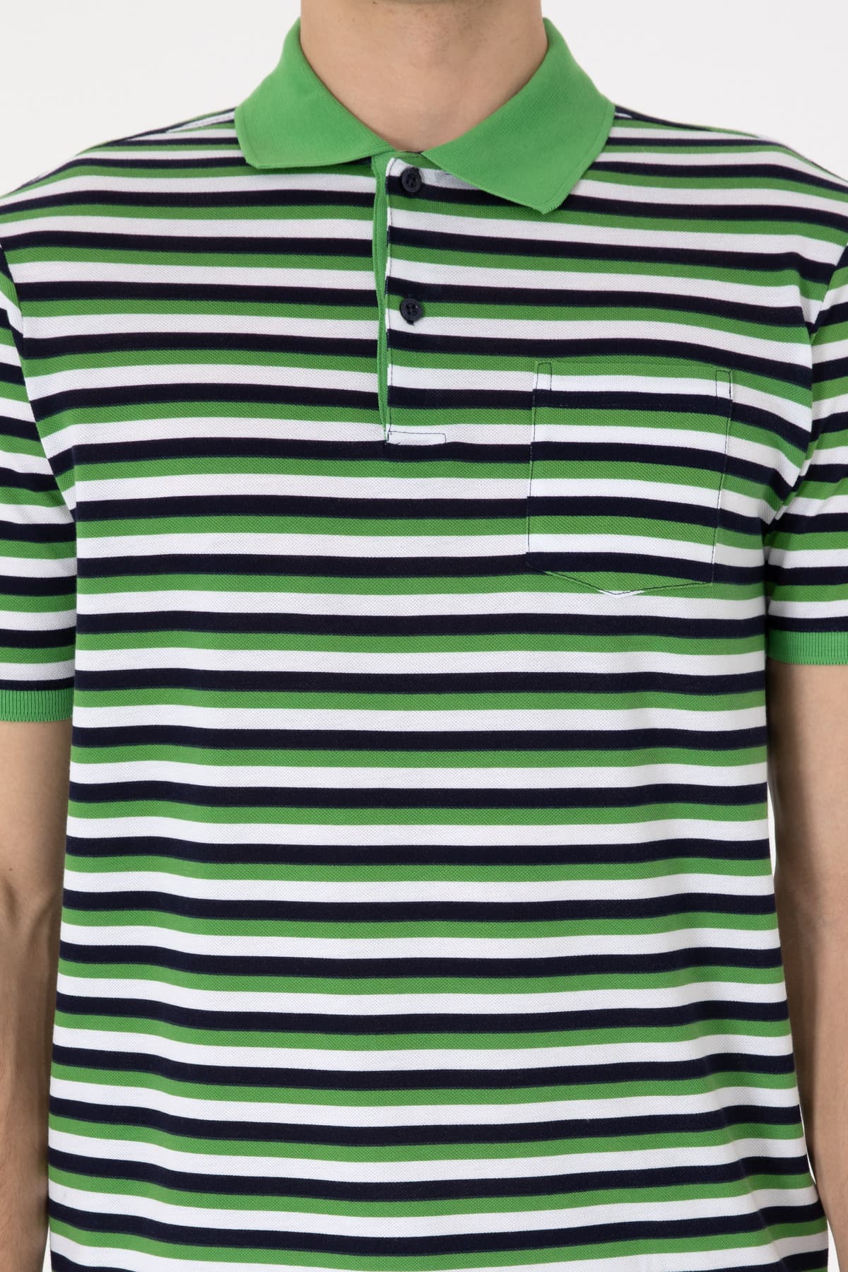 تیشرت مردانه U.S. Polo Assn. یقه پولو فیت معمولی سبز مدل 50306794-VR054 تیشرت مردانه U.S. Polo Assn. یقه پولو فیت معمولی سبز مدل 50306794-VR054