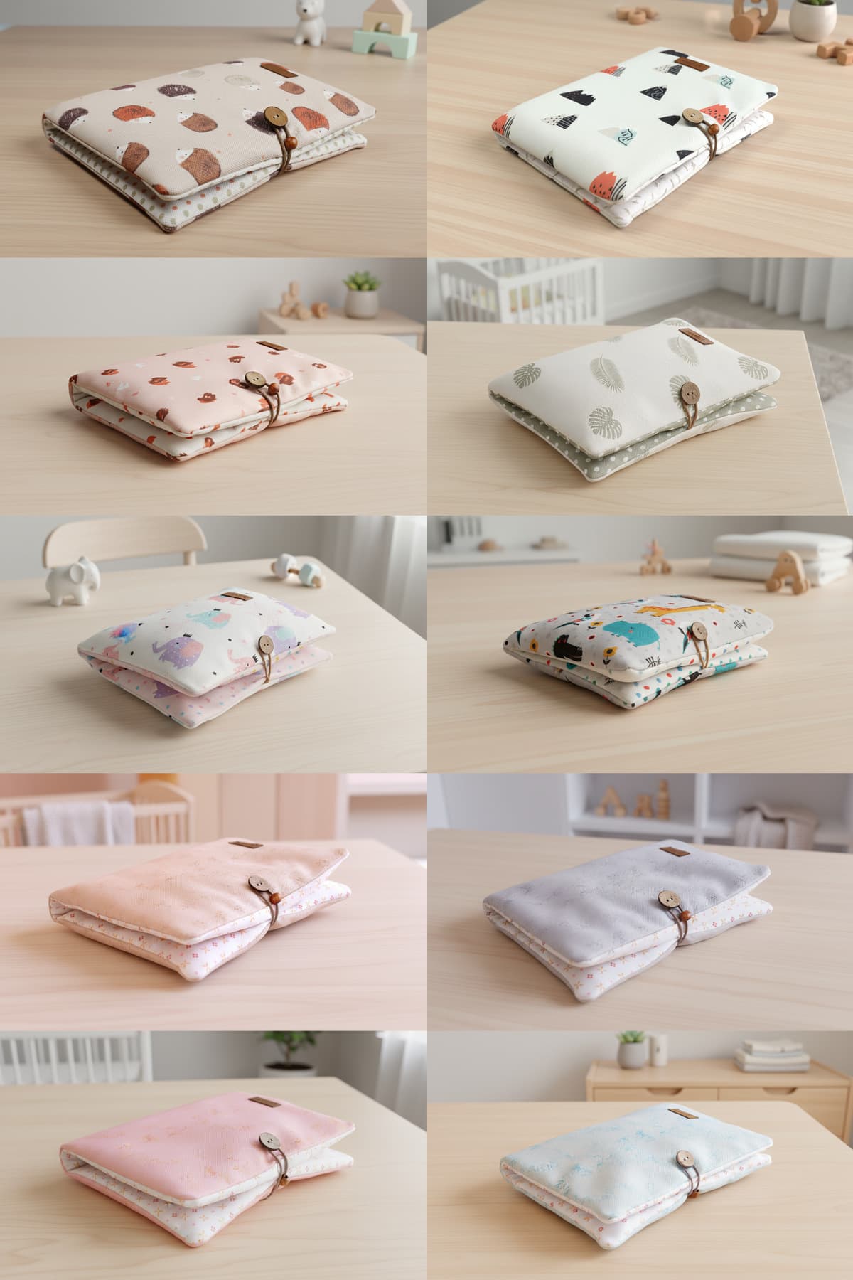کیف تعویض پوشک نوزاد HAMUR Organizer بنفش آبی کیف تعویض پوشک نوزاد HAMUR Organizer بنفش آبی