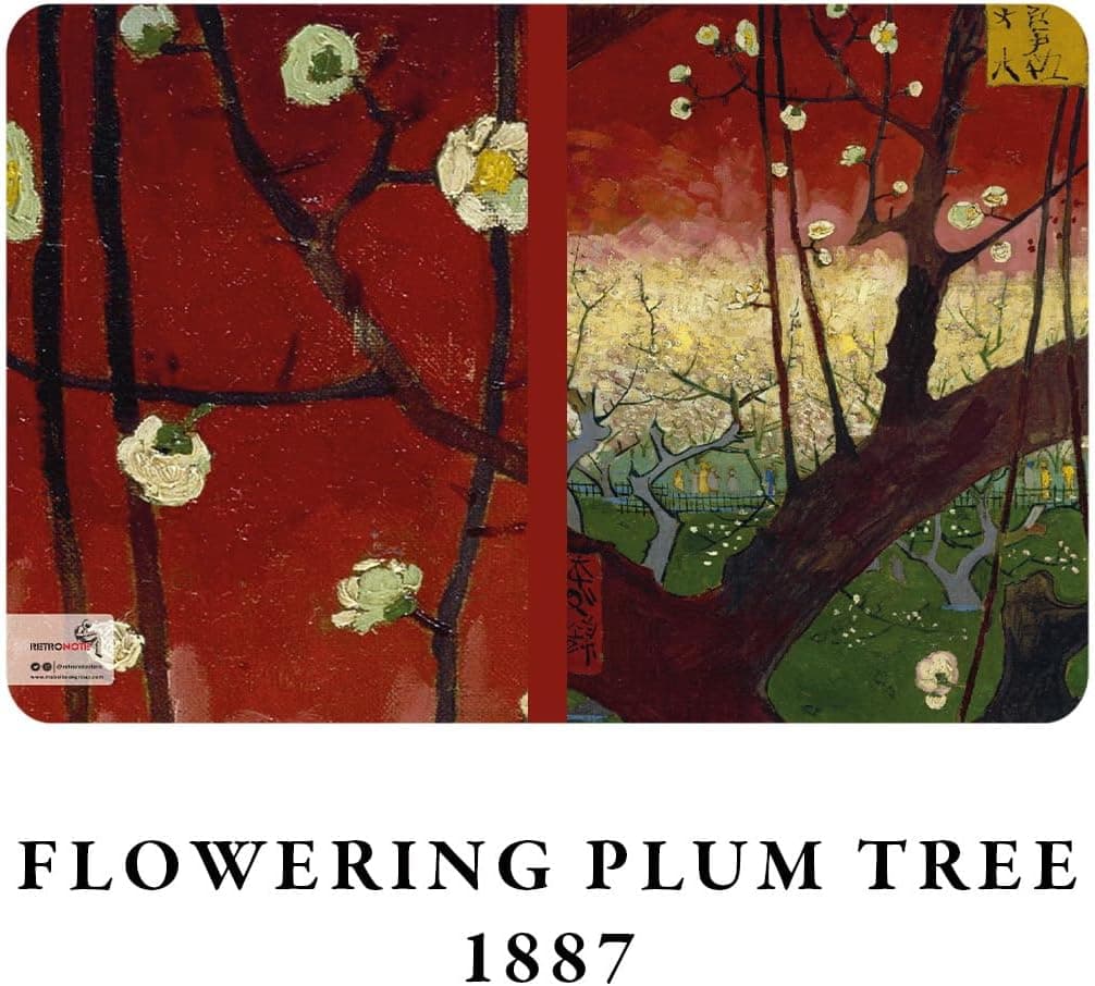 مجموعه 4 عددی دفتر یادداشت Retronote Van Gogh از سری Blooming Series بدون خط، 64 صفحه، 10.5x14 cm مجموعه 4 عددی دفتر یادداشت Retronote Van Gogh از سری Blooming Series بدون خط، 64 صفحه، 10.5x14 cm