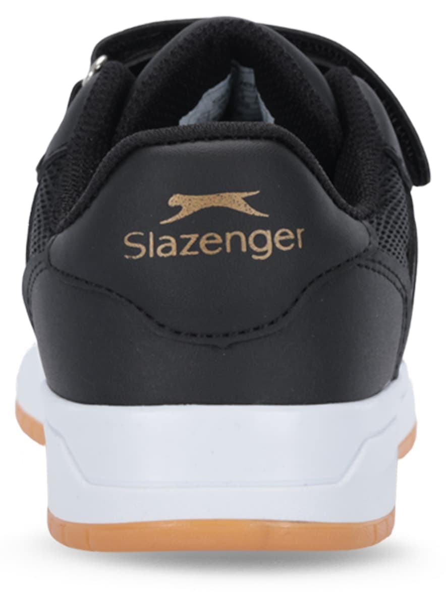 کفش ورزشی بچگانه یونیسکس Slazenger چسبی مشکی روزمره مدل CRAFT I کفش ورزشی بچگانه یونیسکس Slazenger چسبی مشکی روزمره مدل CRAFT I
