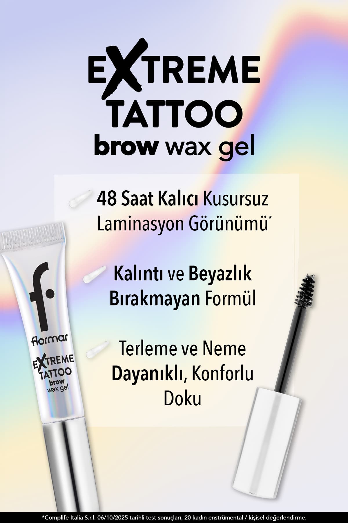 واکس ژلی ابرو Flormar Extreme Tattoo شفاف با اثر تثبیت طولانیمدت واکس ژلی ابرو Flormar Extreme Tattoo شفاف با اثر تثبیت طولانیمدت