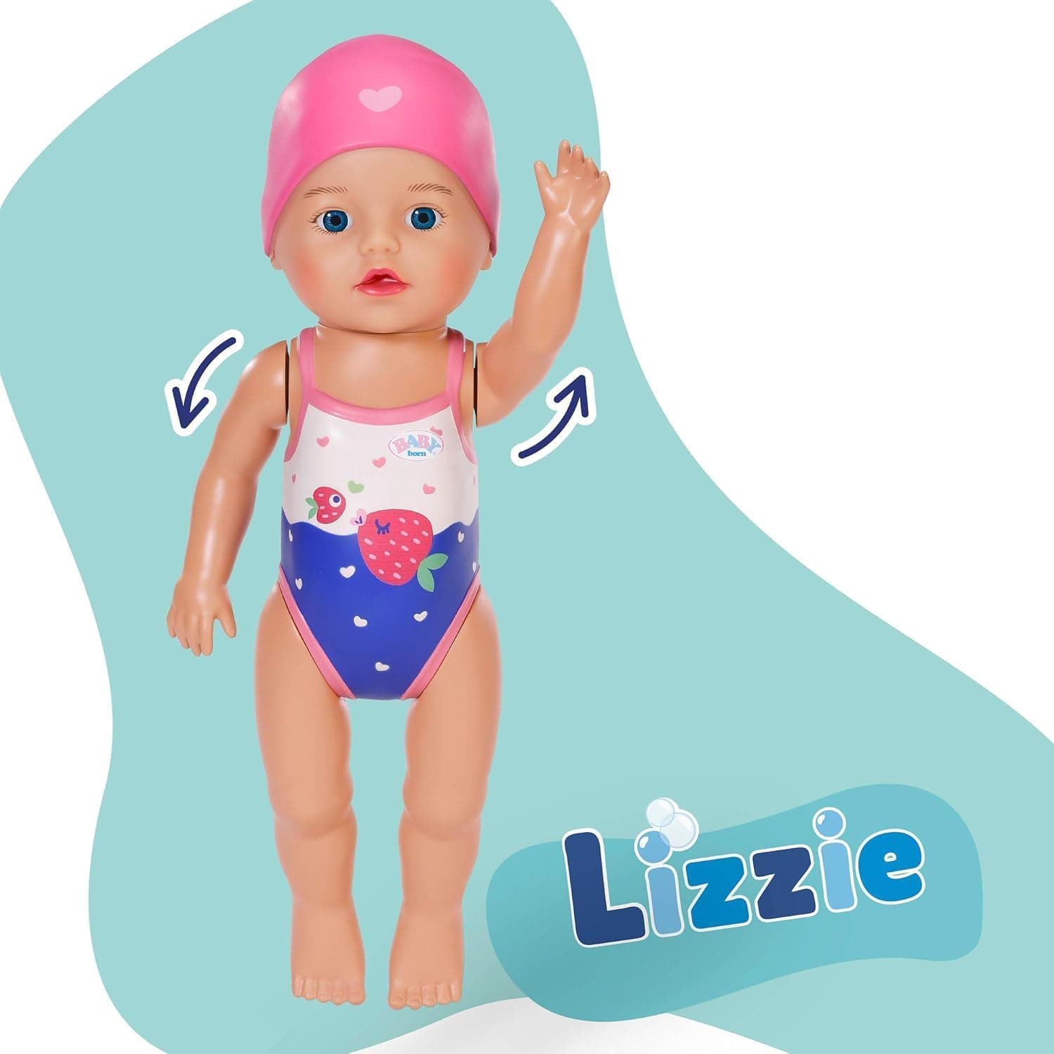 عروسک BABY born شناور 30cm مدل Lizzie عروسک BABY born شناور 30cm مدل Lizzie