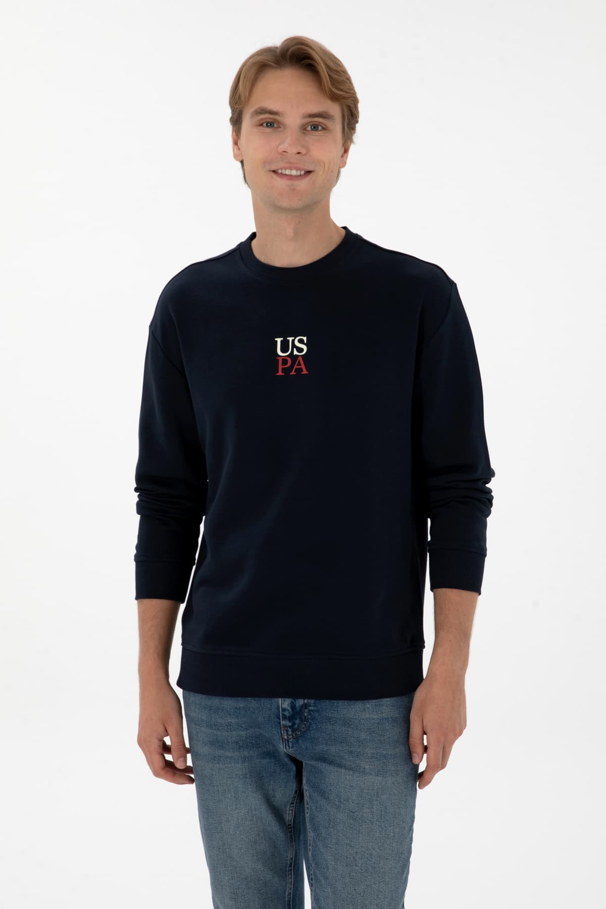 سوئیشرت مردانه U.S. Polo Assn. یقه گرد فیت راحت سرمهای مدل 50313760-VR033 سوئیشرت مردانه U.S. Polo Assn. یقه گرد فیت راحت سرمهای مدل 50313760-VR033