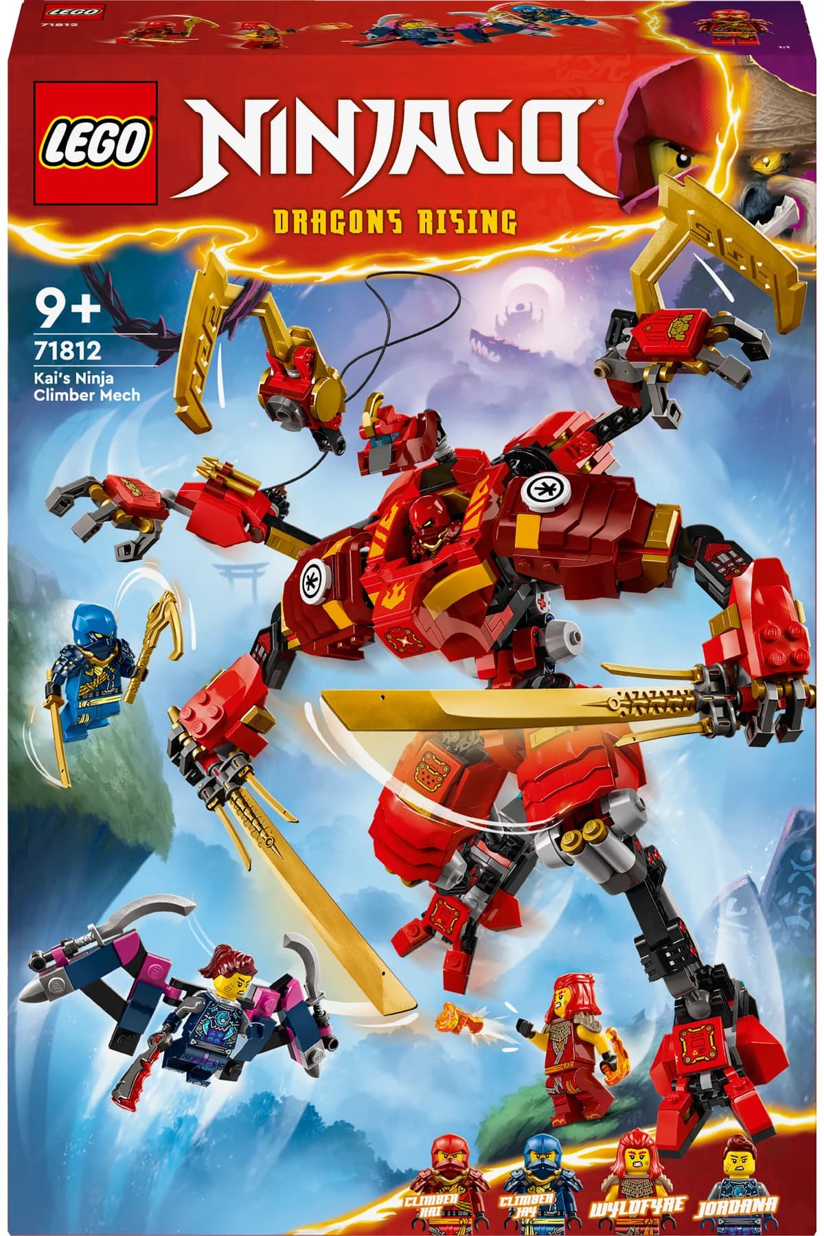لگو NINJAGO ربات نینجایی صخرهنورد برای کودکان 9 سال به بالا مدل 71812 (623P) لگو NINJAGO ربات نینجایی صخرهنورد برای کودکان 9 سال به بالا مدل 71812 (623P)