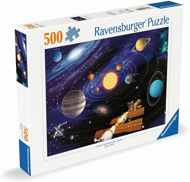 پازل ۵۰۰ تکهای Ravensburger با طرح Solar System مدل 12000202-4 پازل ۵۰۰ تکهای Ravensburger با طرح Solar System مدل 12000202-4