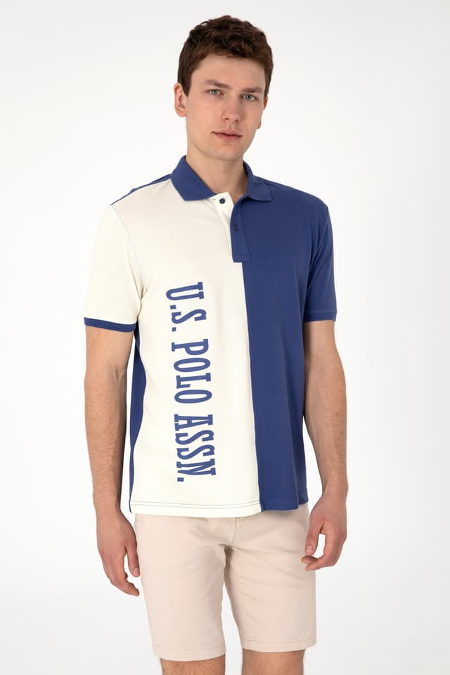 تیشرت مردانه U.S. Polo Assn. فیت معمولی یقه پولو سرمهای روشن مدل 50299841-VR059 تیشرت مردانه U.S. Polo Assn. فیت معمولی یقه پولو سرمهای روشن مدل 50299841-VR059