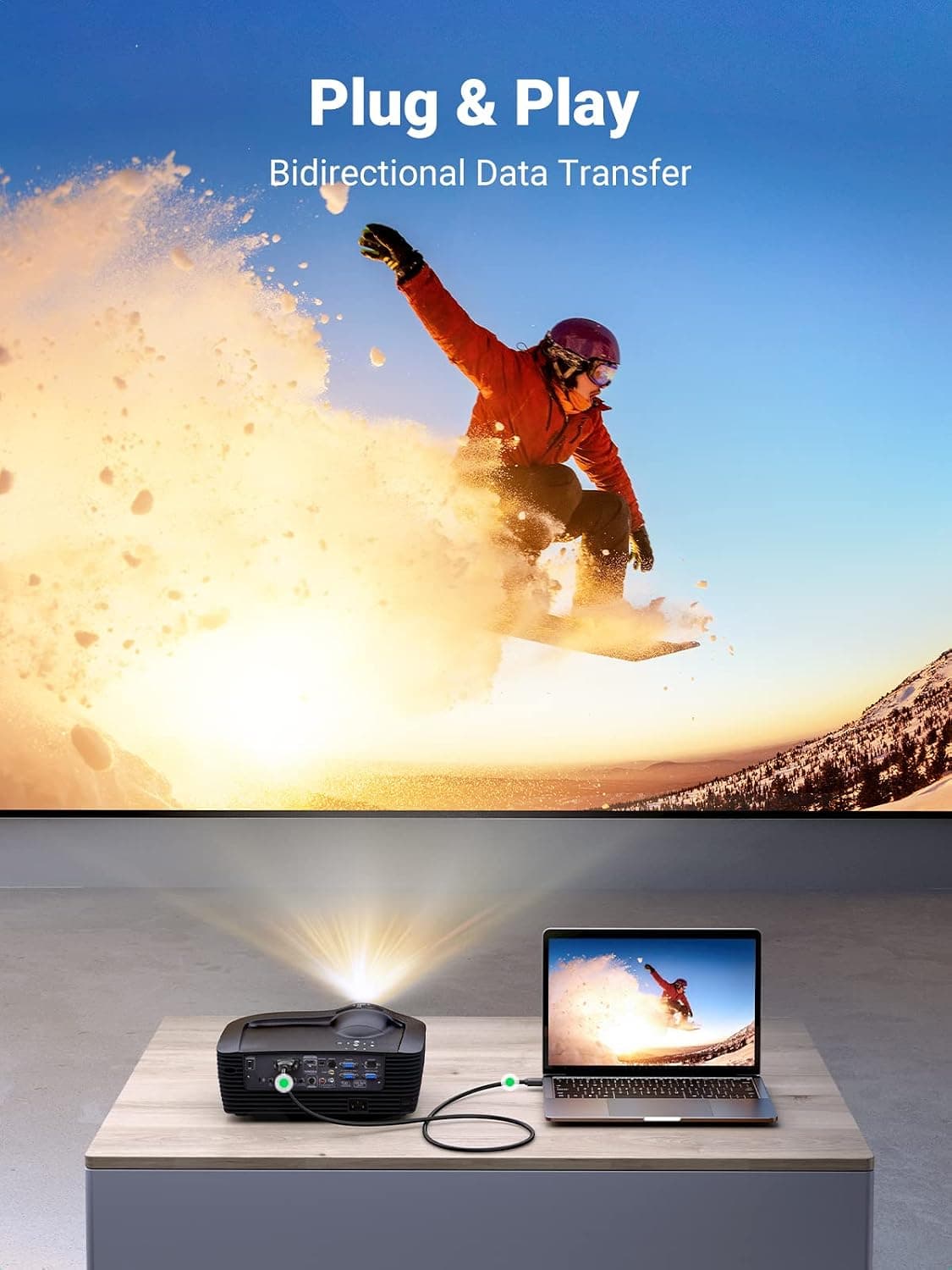 کابل انتقال تصویر دوطرفه HDMI به DVI UGREEN 1080P 5 Metre کابل انتقال تصویر دوطرفه HDMI به DVI UGREEN 1080P 5 Metre