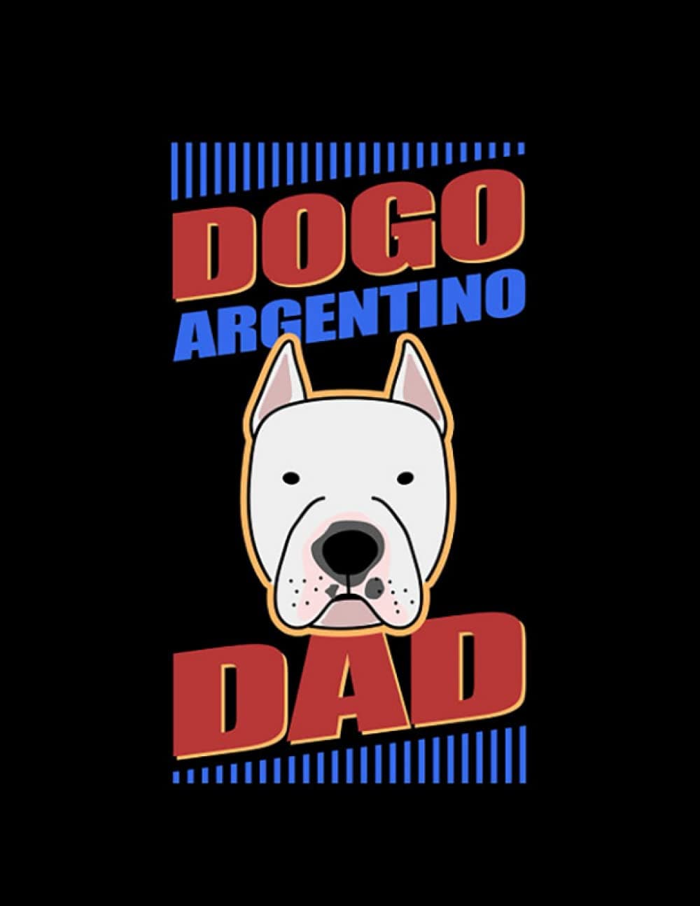 دفترچه یادداشت Dogo Argentino با ۱۰۰ صفحه ۸.۵x۱۱ اینچ دفترچه یادداشت Dogo Argentino با ۱۰۰ صفحه ۸.۵x۱۱ اینچ