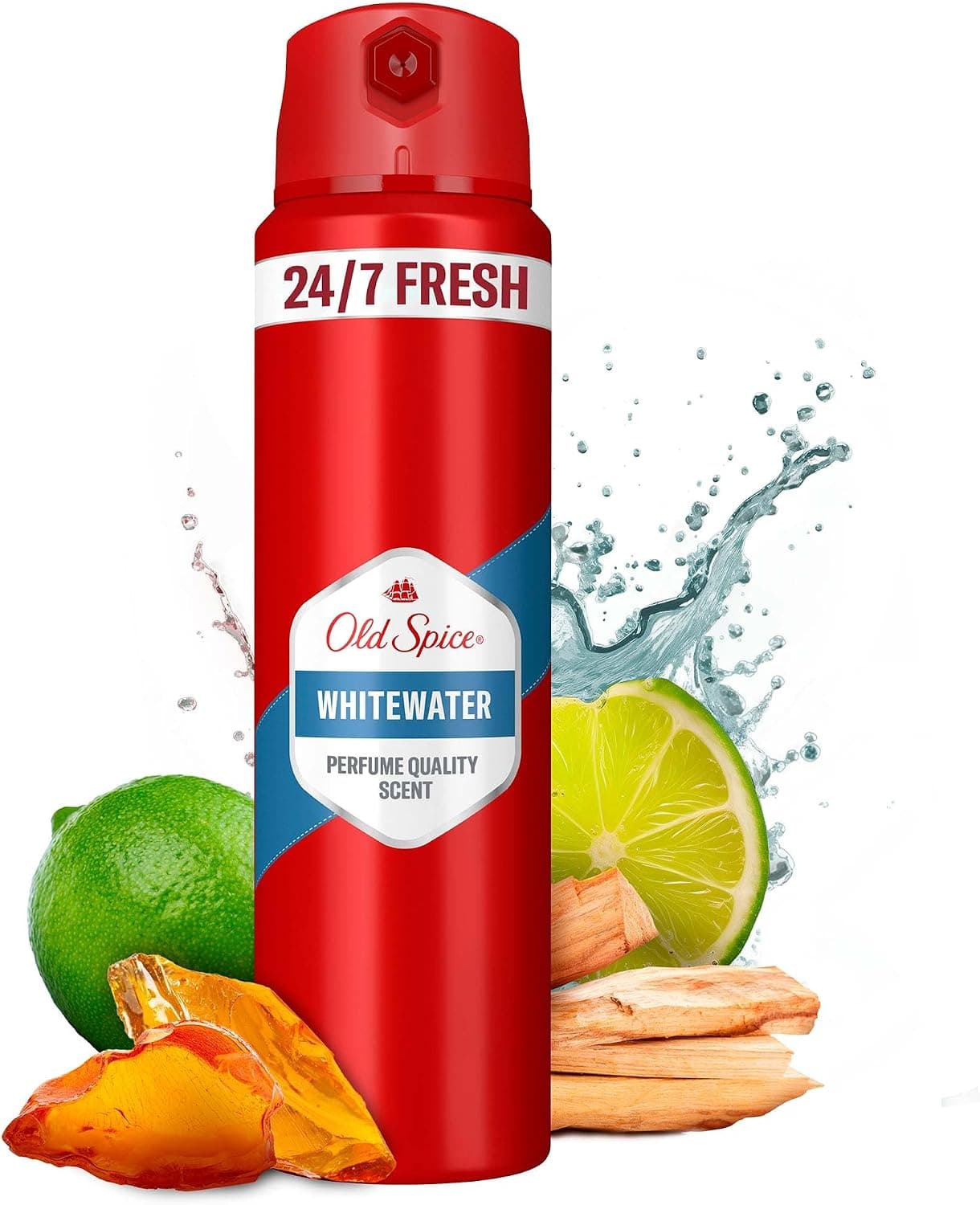اسپری دئودورانت بدن مردانه Old Spice Whitewater 150 ml اسپری دئودورانت بدن مردانه Old Spice Whitewater 150 ml