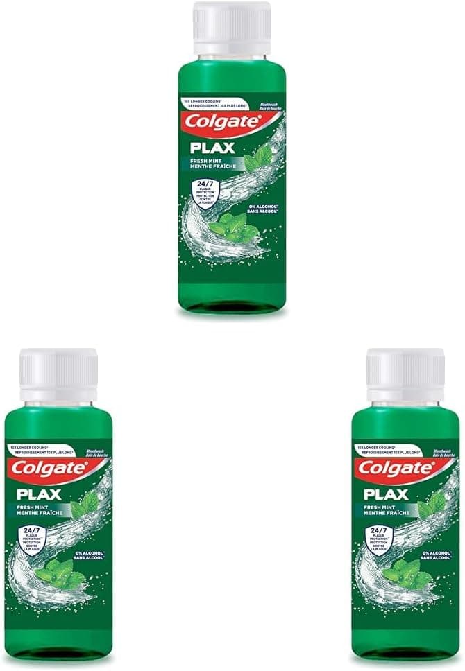 دهانشویه نعناع فلفلی Colgate Plax مدل 500 ml (Pack of 3) دهانشویه نعناع فلفلی Colgate Plax مدل 500 ml (Pack of 3)