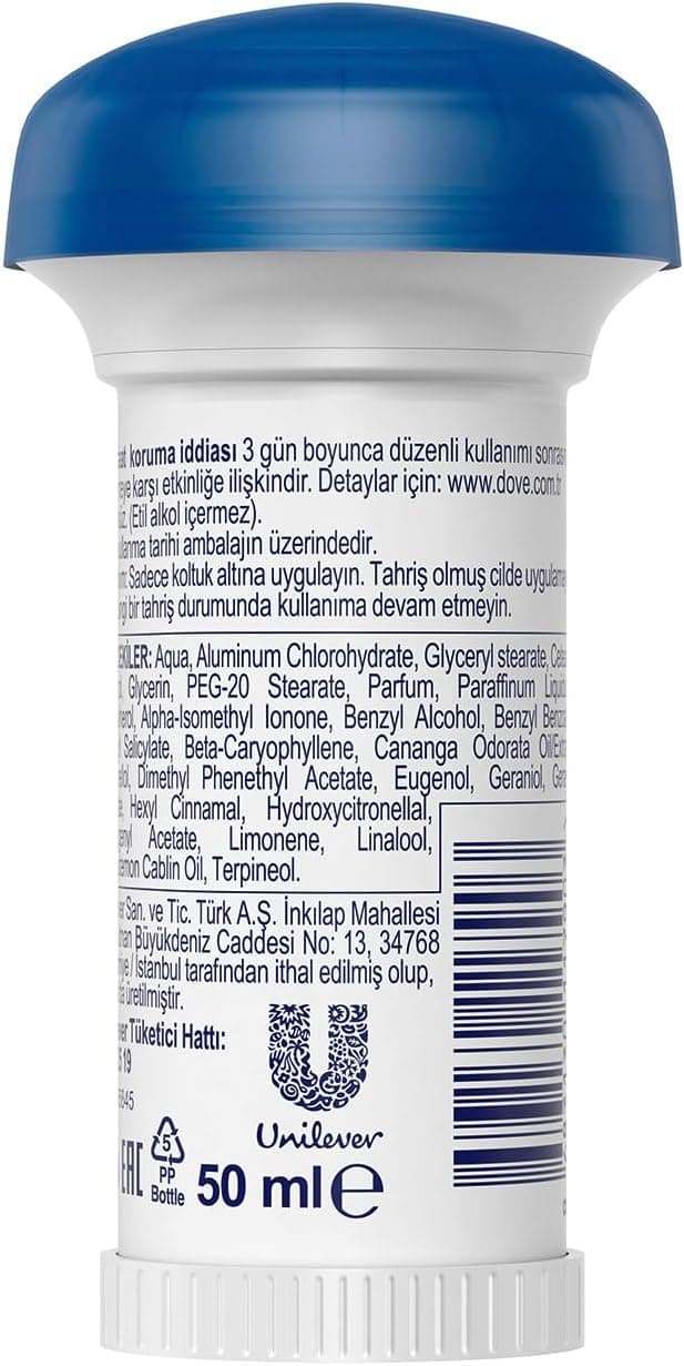 دئودورانت استیکی زنانه Dove Original حاوی 1/4 کرم مرطوبکننده 50 ml دئودورانت استیکی زنانه Dove Original حاوی 1/4 کرم مرطوبکننده 50 ml