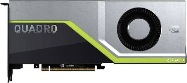 کارت گرافیک NVIDIA Quadro RTX 6000 با حافظه 24 GB GDDR6 مدل VCQRTX6000-BLK کارت گرافیک NVIDIA Quadro RTX 6000 با حافظه 24 GB GDDR6 مدل VCQRTX6000-BLK