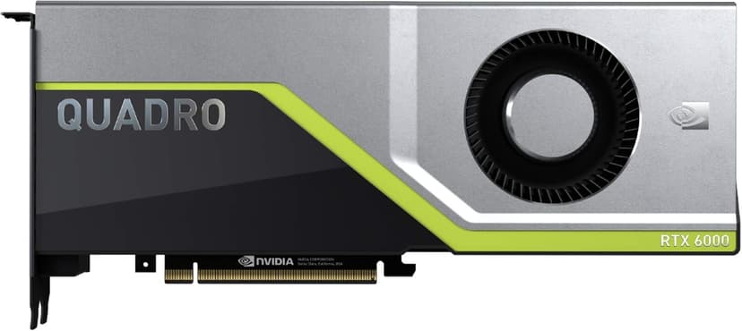 کارت گرافیک NVIDIA Quadro RTX 6000 با حافظه 24 GB GDDR6 مدل VCQRTX6000-BLK کارت گرافیک NVIDIA Quadro RTX 6000 با حافظه 24 GB GDDR6 مدل VCQRTX6000-BLK