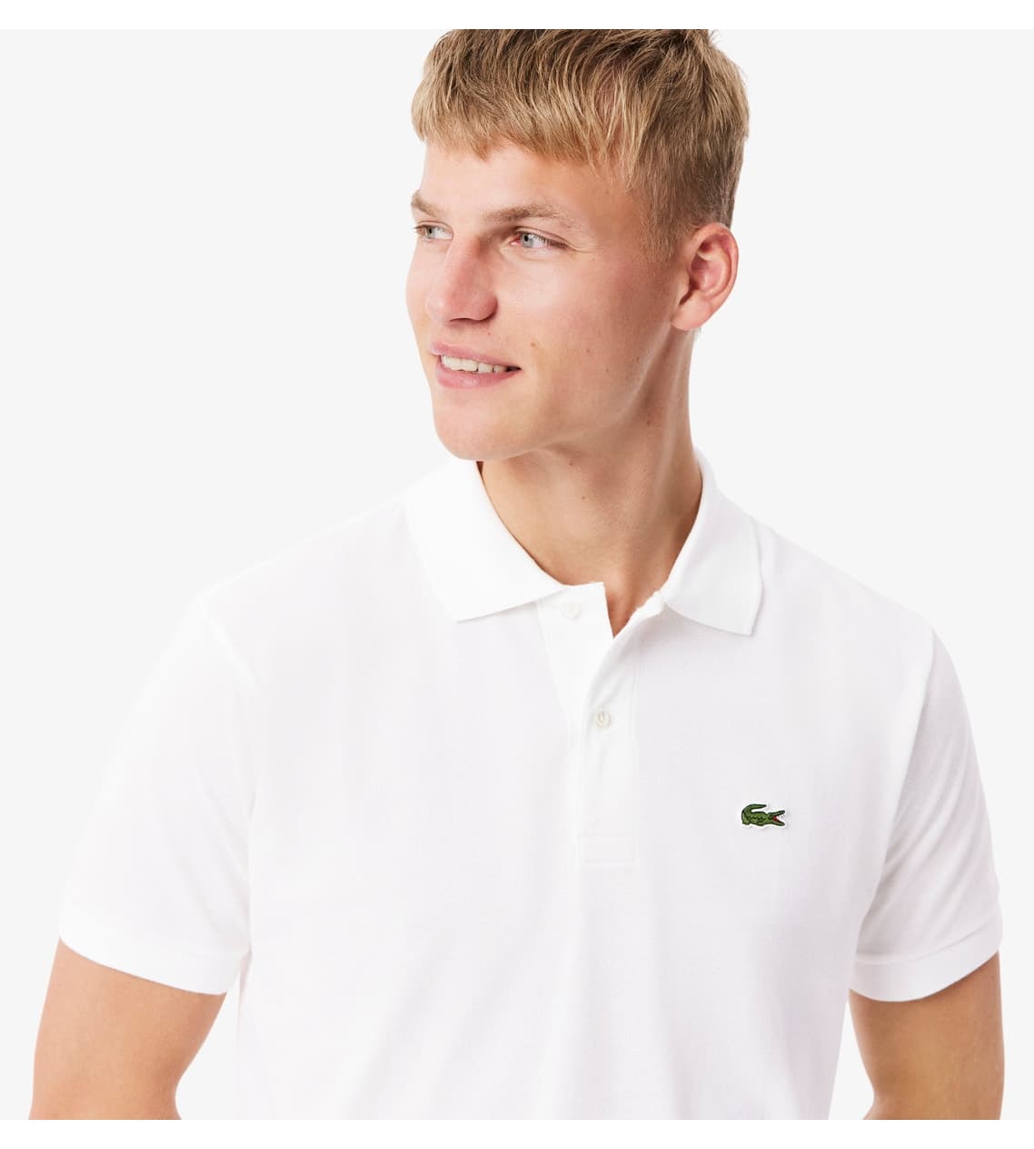 پولو شرت مردانه Lacoste فیت کلاسیک سفید مدل L.12.12 پولو شرت مردانه Lacoste فیت کلاسیک سفید مدل L.12.12