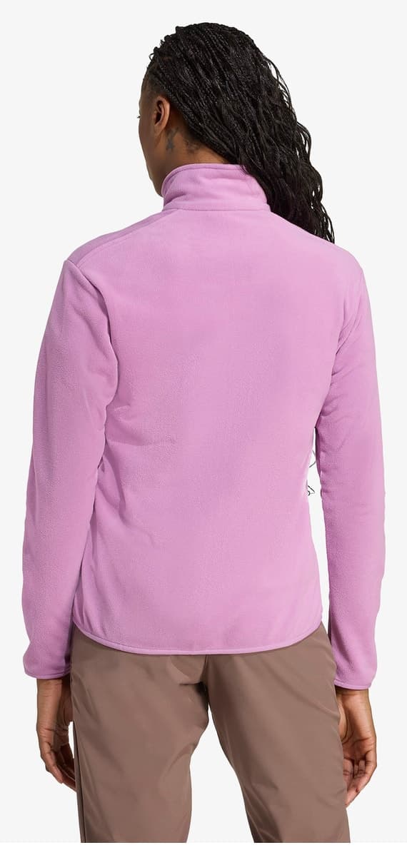ژاکت پلار زنانه adidas Multi Essentials Full Zip بنفش پیادهروی ژاکت پلار زنانه adidas Multi Essentials Full Zip بنفش پیادهروی