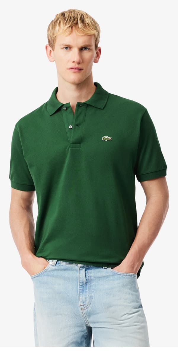 پولوشرت مردانه Lacoste فیت کلاسیک سبز مدل L.12.12 پولوشرت مردانه Lacoste فیت کلاسیک سبز مدل L.12.12
