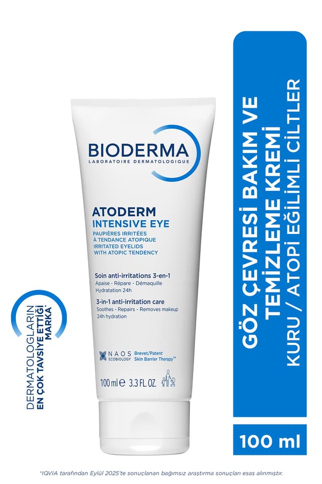 کرم چشم Bioderma Atoderm Intensive Eye نمرسان هیالورونیک اسید پوست مستعد آتوپی 100ml کرم چشم Bioderma Atoderm Intensive Eye نمرسان هیالورونیک اسید پوست مستعد آتوپی 100ml