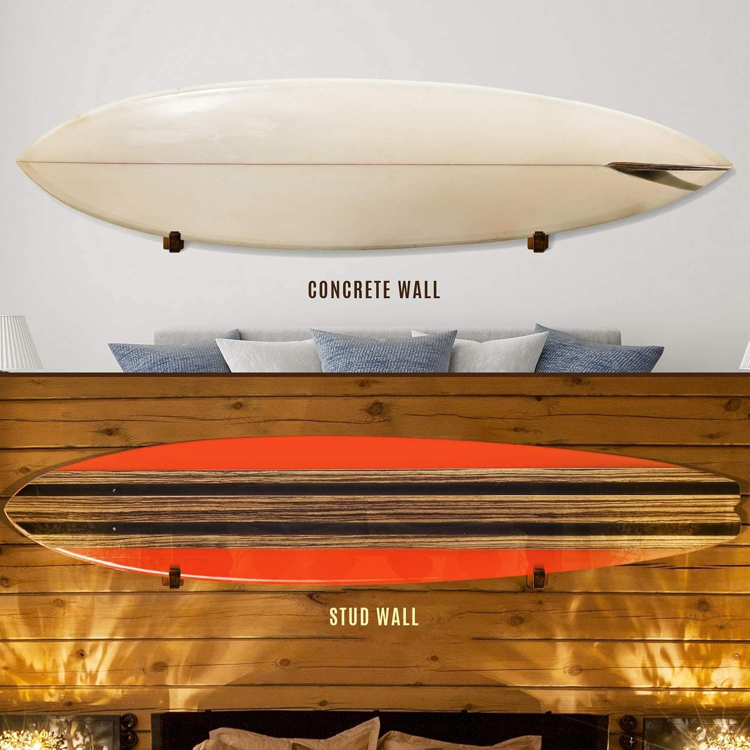 پایه نگهدارنده دیواری چوبی تخته موجسواری و پدلبرد Yes4All جفتی مدل DJ3U پایه نگهدارنده دیواری چوبی تخته موجسواری و پدلبرد Yes4All جفتی مدل DJ3U