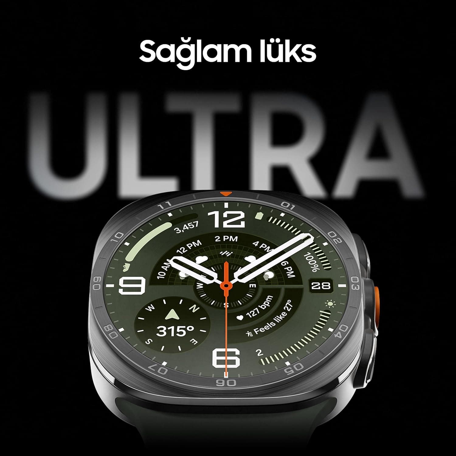 ساعت هوشمند Samsung تیتانیوم خاکستری 47mm مدل Galaxy Watch Ultra2 ساعت هوشمند Samsung تیتانیوم خاکستری 47mm مدل Galaxy Watch Ultra2