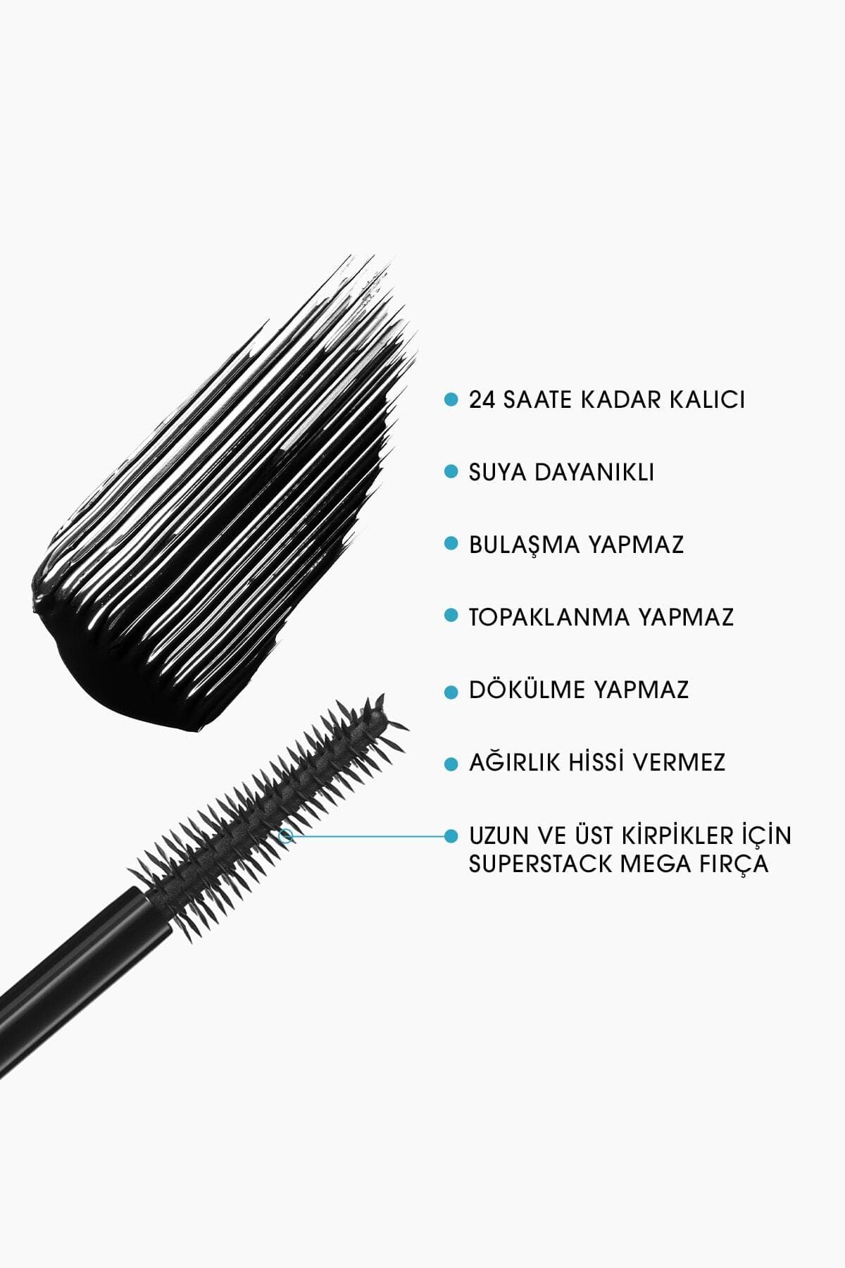 ریمل ضدآب Mac M·a·cstack مشکی 12ml ریمل ضدآب Mac M·a·cstack مشکی 12ml