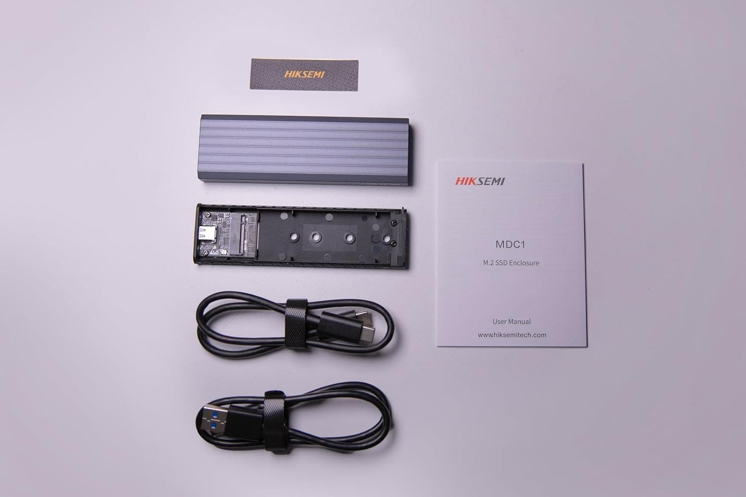 کیس SSD HIKSEMI آلومینیومی بدون ابزار M.2 NVMe USB C 3.2 Gen 2 کیس SSD HIKSEMI آلومینیومی بدون ابزار M.2 NVMe USB C 3.2 Gen 2