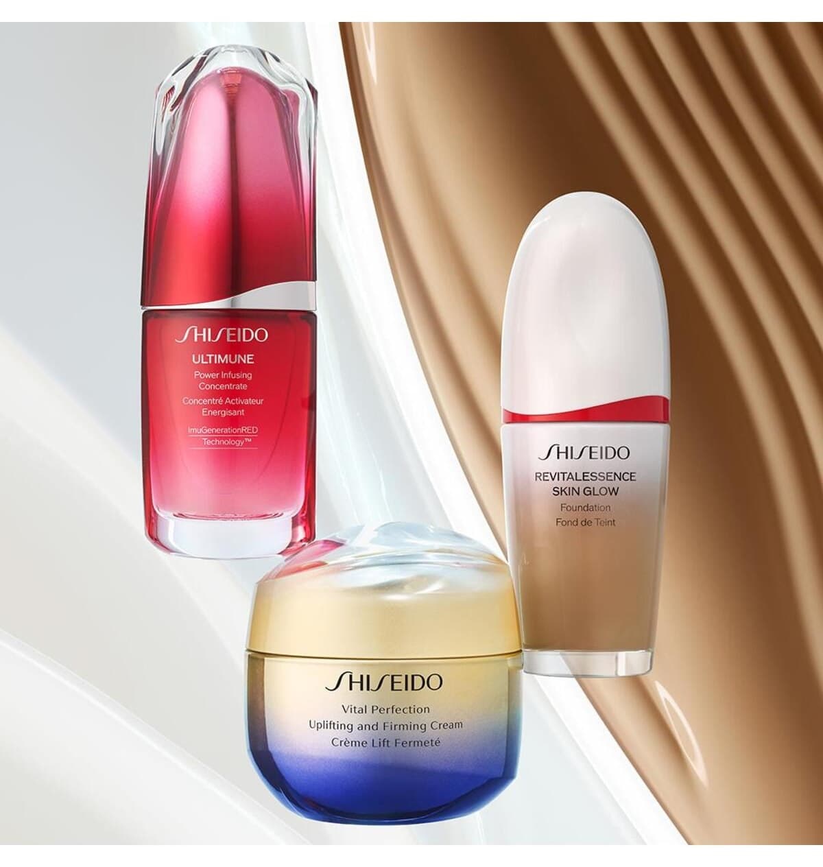 کرم پودر Shiseido Revitalessence Skin Glow مدل 150 کرم پودر Shiseido Revitalessence Skin Glow مدل 150
