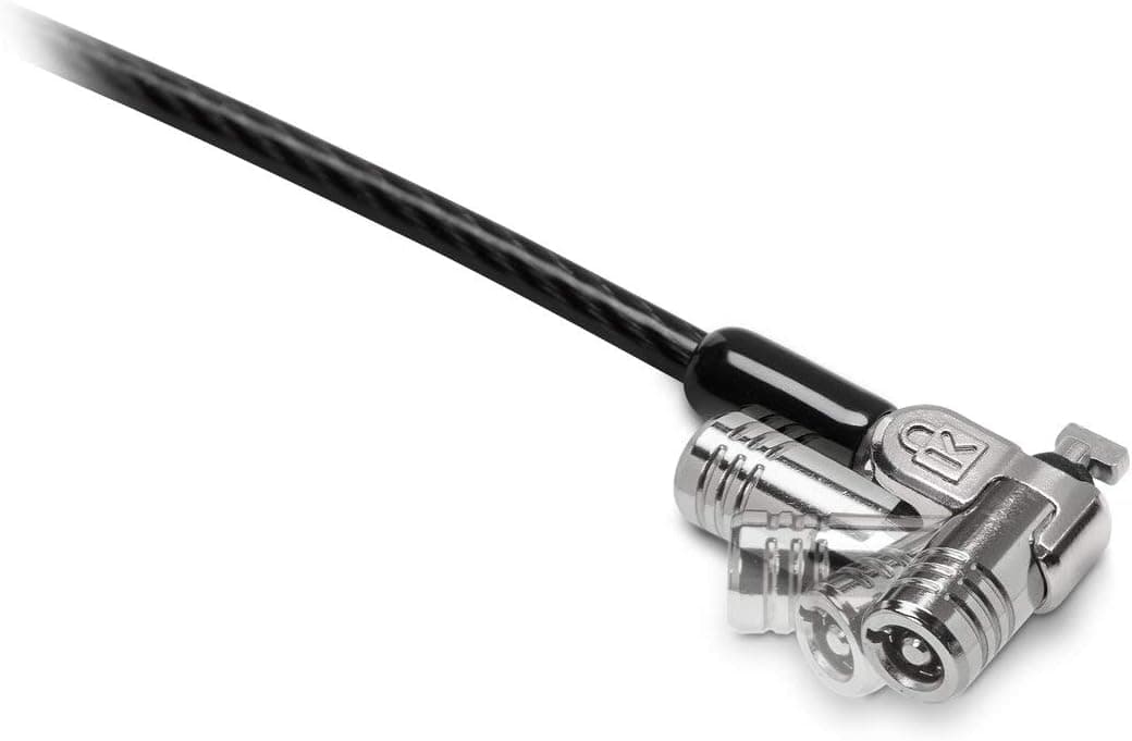 قفل امنیتی کابلی کلیدی Kensington مشکی و نقرهای مدل K65020EU قفل امنیتی کابلی کلیدی Kensington مشکی و نقرهای مدل K65020EU