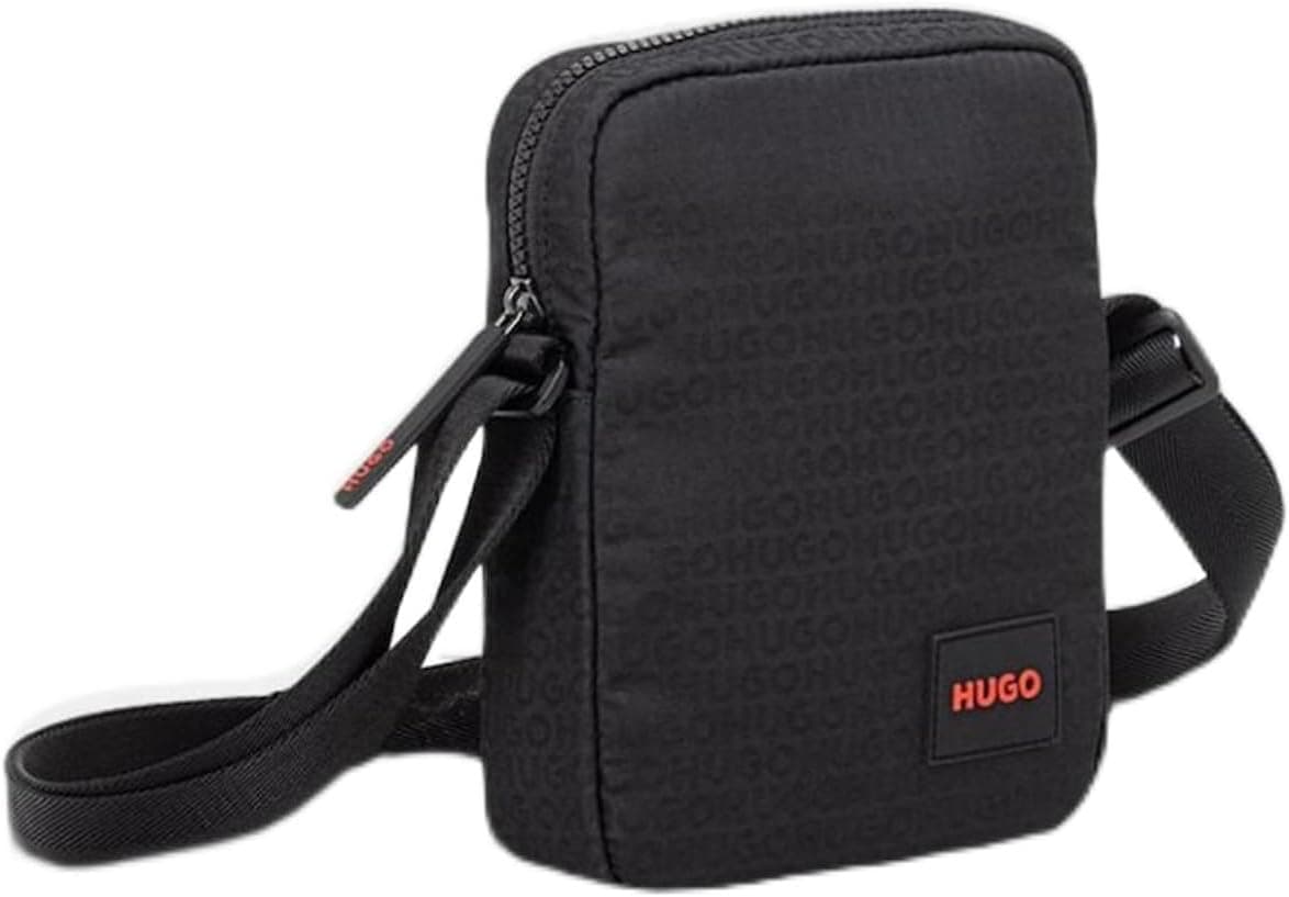 کیف پستچی مردانه HUGO مشکی مدل 5003387855 کیف پستچی مردانه HUGO مشکی مدل 5003387855