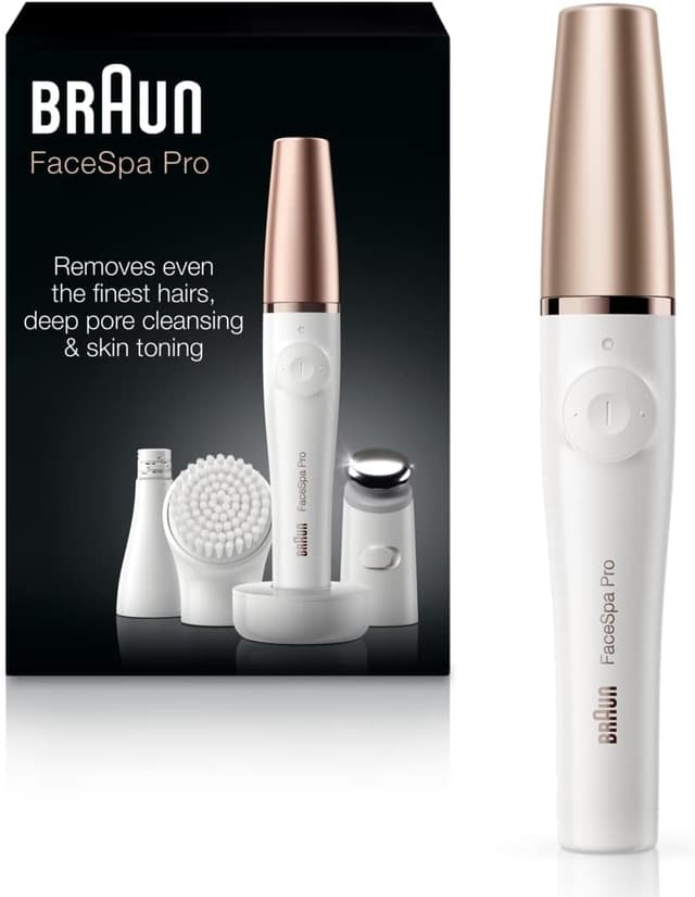 اپیلیاتور صورت زنانه Braun سهکاره Facespa Pro مدل 911 اپیلیاتور صورت زنانه Braun سهکاره Facespa Pro مدل 911