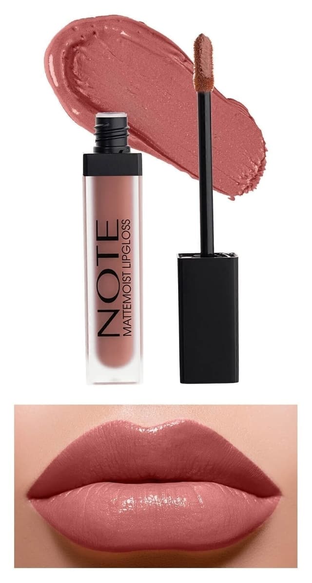 رژ لب مایع Note Cosmetics Mattemoist نیمهمات ساتن 403 Sugar Kiss نود رژ لب مایع Note Cosmetics Mattemoist نیمهمات ساتن 403 Sugar Kiss نود