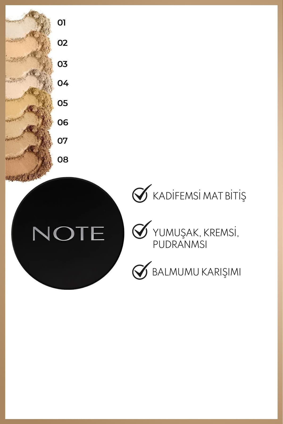 پودر فشرده Note Cosmetics Luminous Silk مات مدل 02 بژ طبیعی پودر فشرده Note Cosmetics Luminous Silk مات مدل 02 بژ طبیعی