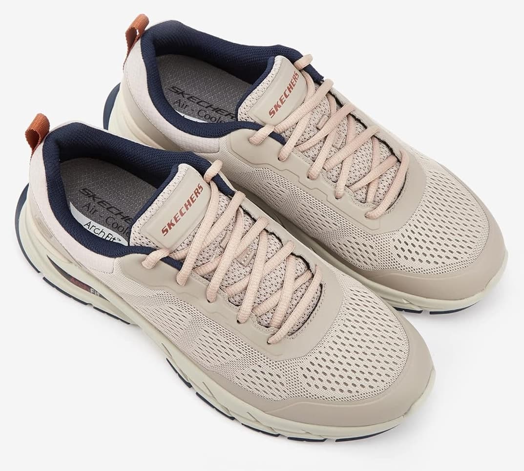 کفش ورزشی مردانه Skechers بژ ARCH FIT BAXTER مدل PENDROY کفش ورزشی مردانه Skechers بژ ARCH FIT BAXTER مدل PENDROY