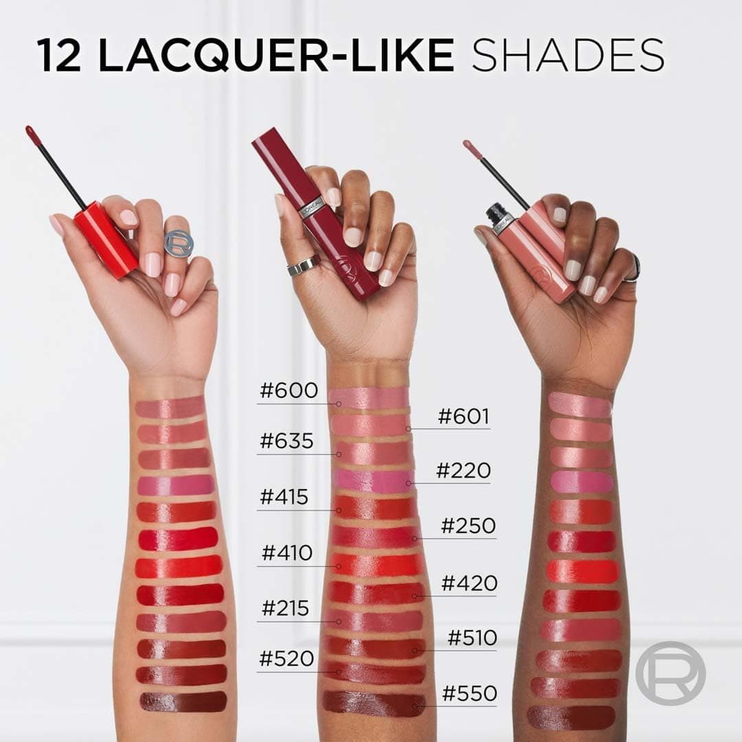 رژ لب مایع براق L'Oreal Paris Infaillible Laque Resistance مدل 550 Noir Cherry رژ لب مایع براق L'Oreal Paris Infaillible Laque Resistance مدل 550 Noir Cherry