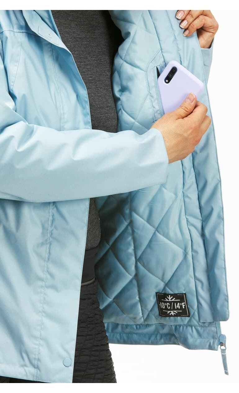 کاپشن زنانه Decathlon Quechua برفی ضد آب آبی مدل NH500 -10 °C کاپشن زنانه Decathlon Quechua برفی ضد آب آبی مدل NH500 -10 °C