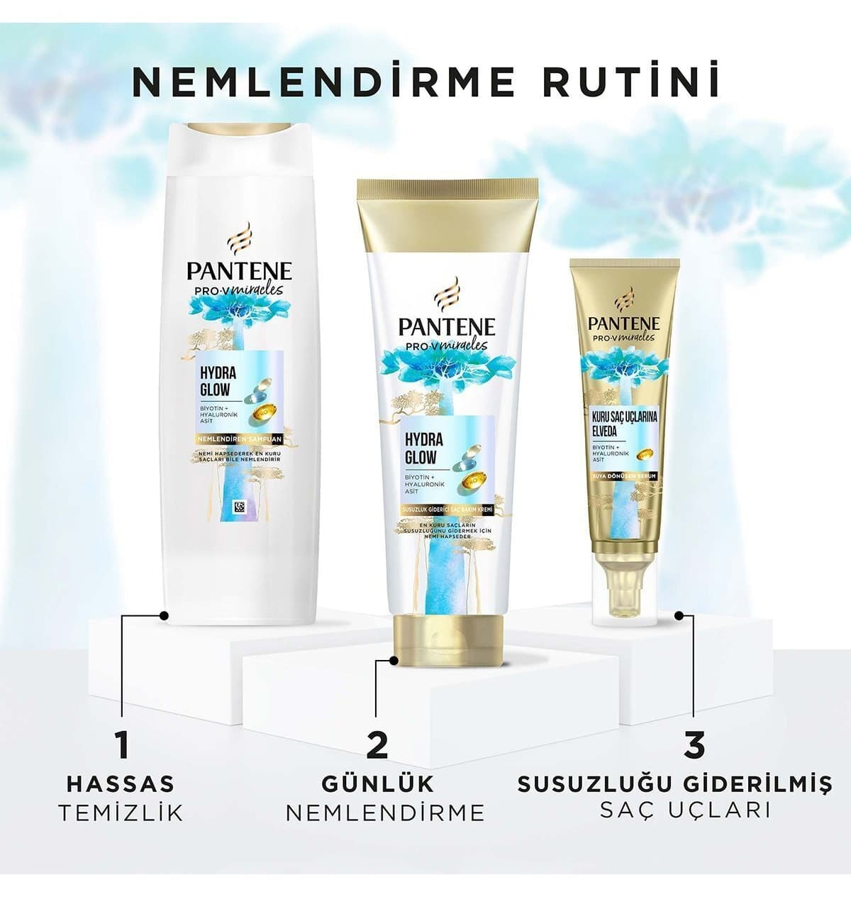 ماسک نمدهنده مو Pantene برای موهای خشک PRO-V MIRACLES Hydra Glow 300ML ماسک نمدهنده مو Pantene برای موهای خشک PRO-V MIRACLES Hydra Glow 300ML