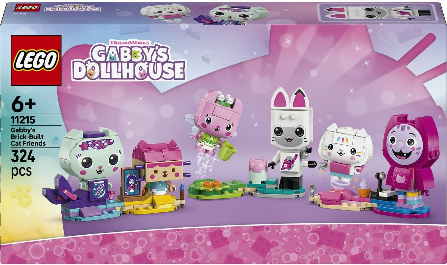 لگو Gabby's Dollhouse دوستان گربهای Gabby مدل 11215 لگو Gabby's Dollhouse دوستان گربهای Gabby مدل 11215