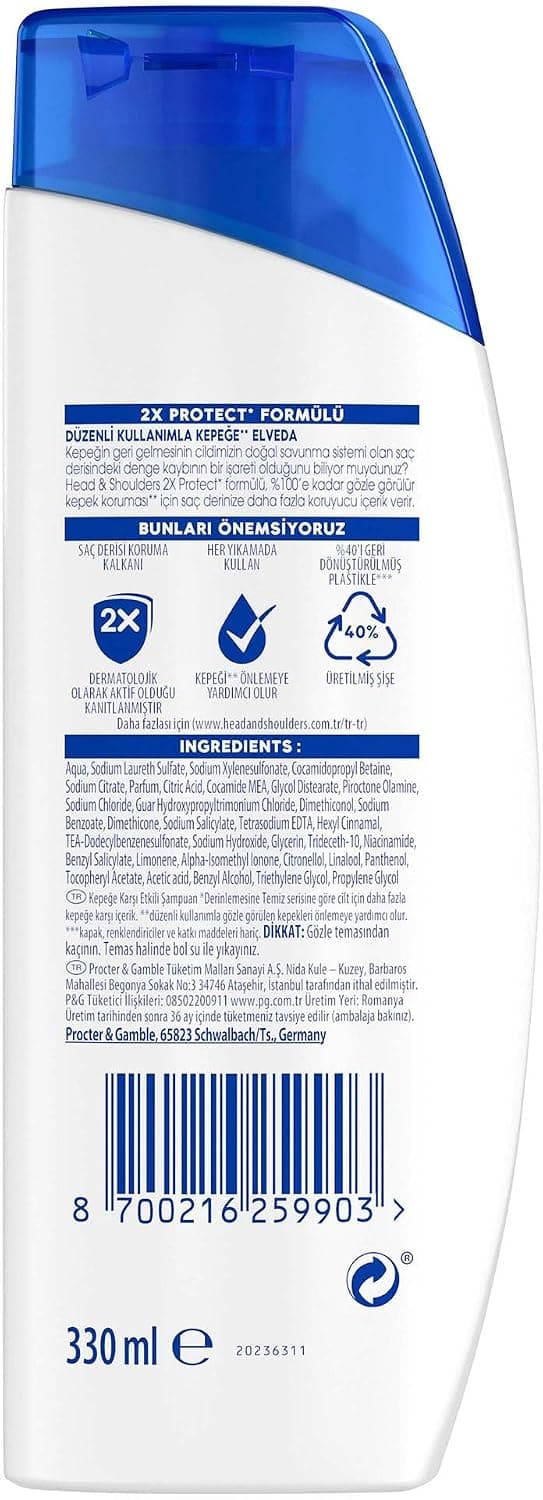 شامپو Head & Shoulders ضد شوره افزایش حجم مناسب استفاده روزانه 330 ml شامپو Head & Shoulders ضد شوره افزایش حجم مناسب استفاده روزانه 330 ml